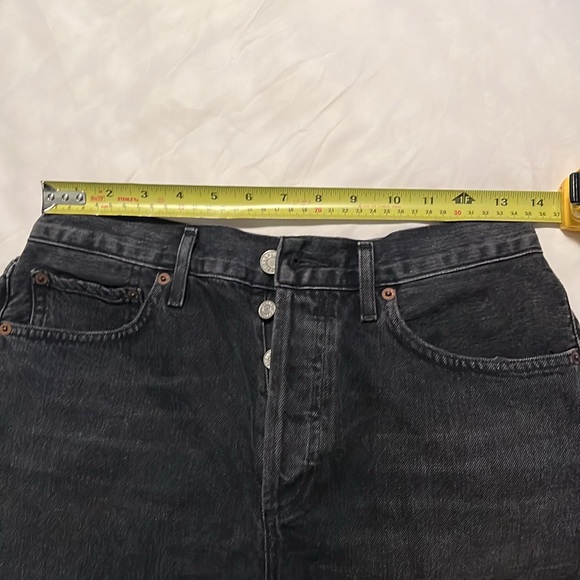 Agolde black cut off sorts size 27 - Picture 6 of 6